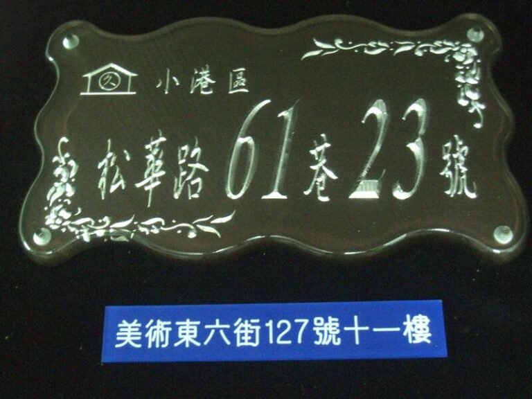 ２-壓克力客製門牌